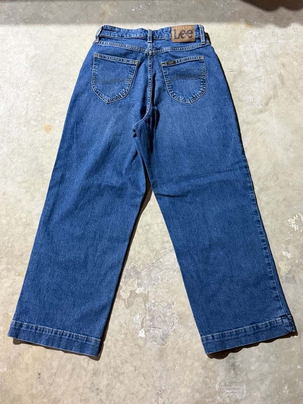 VTG Lee High Rise Wide Leg Jeans Size 2M